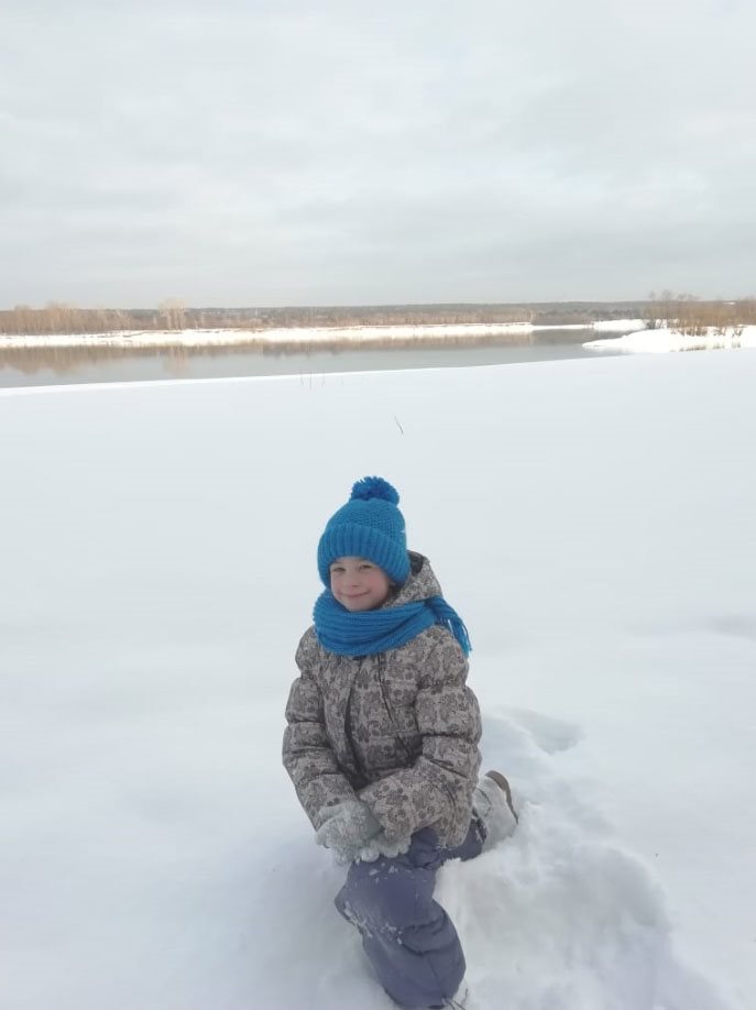 Зимняя Обь (Ольга Соловьева)